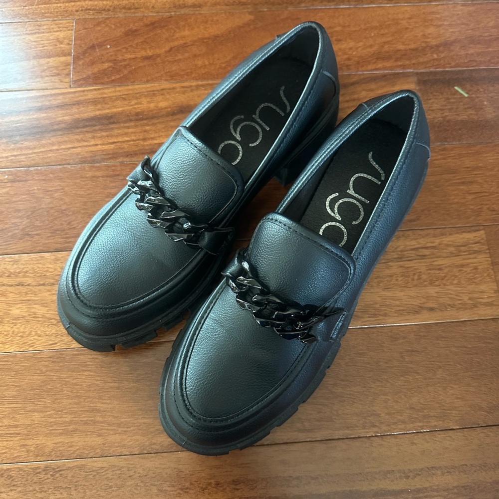Black Platform Loafers